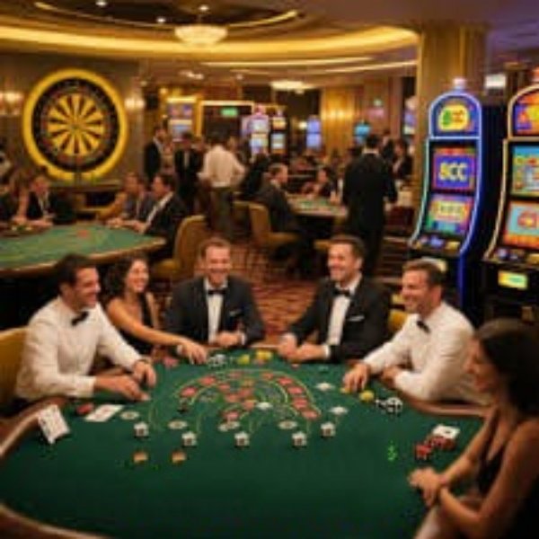 Multi-camera live dealer broadcast setup at gitartogel login studio